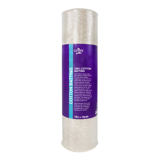 The Gypsy Quilter Cotton Batting 18in